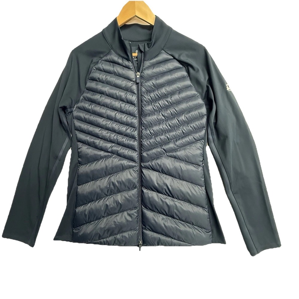 G/FORE Hybrid Quilted Tech Jacket Mens Large‎ Navy Golf Performance Slim Fit